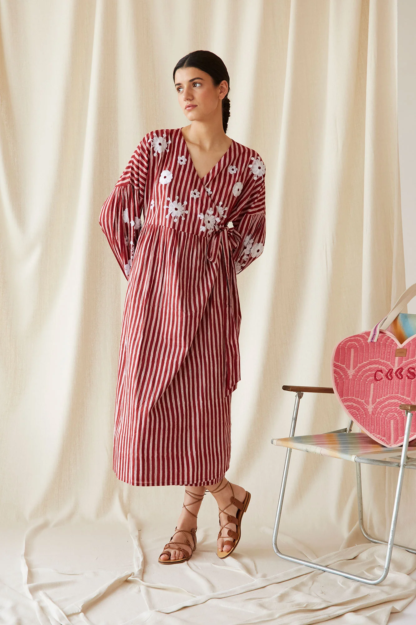 VESTIDO AZUCENA ROJO