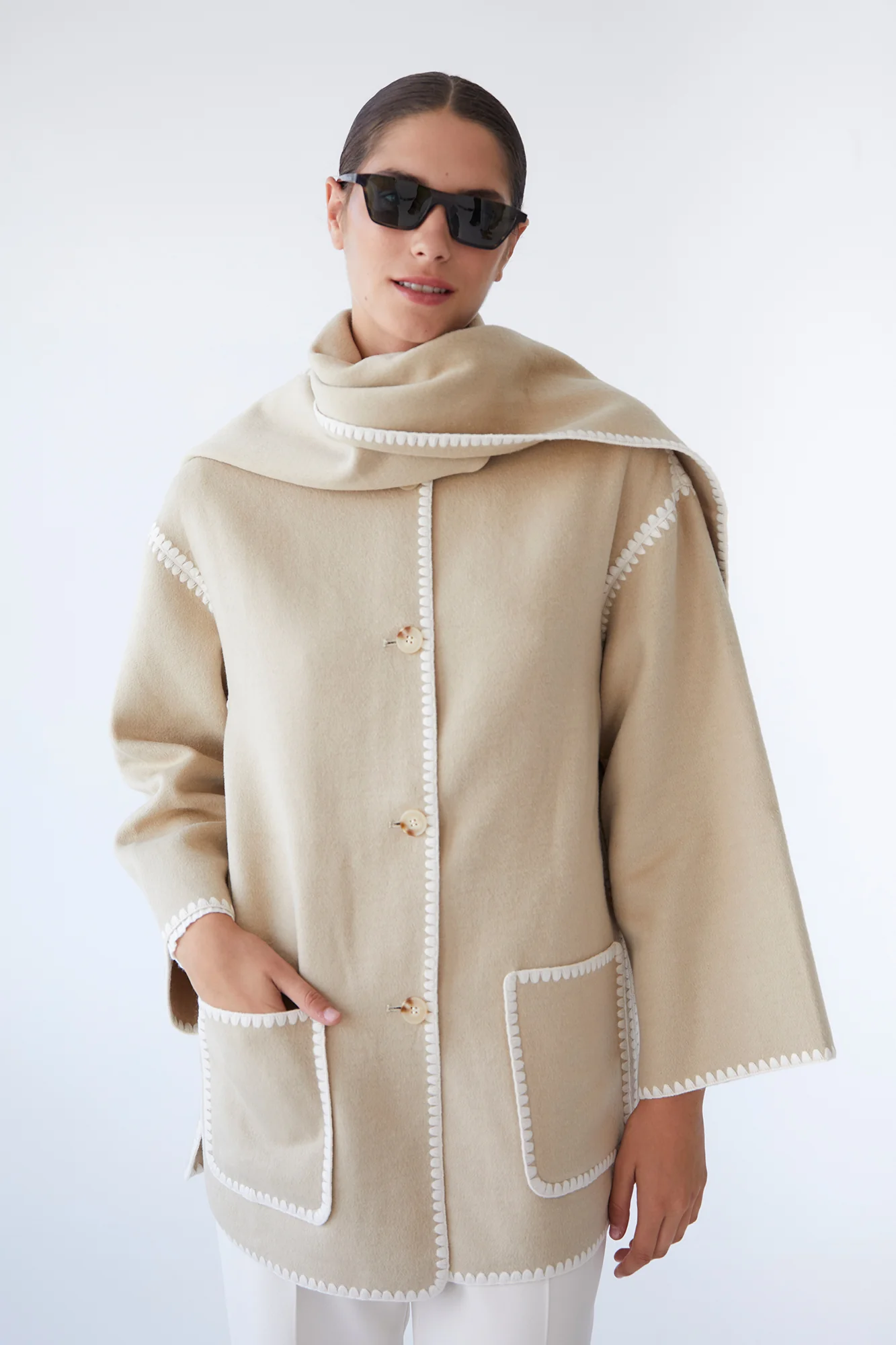 ABRIGO SIMONA BEIGE