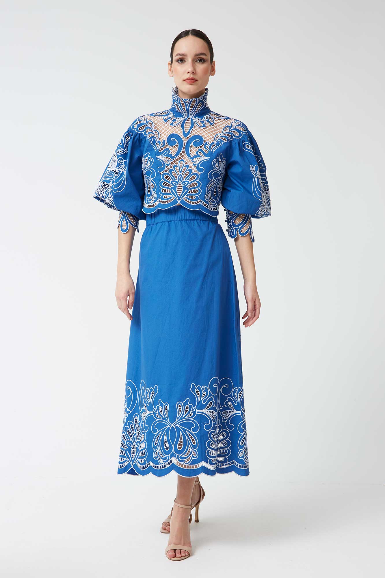 FALDA FABRIZIA AZUL