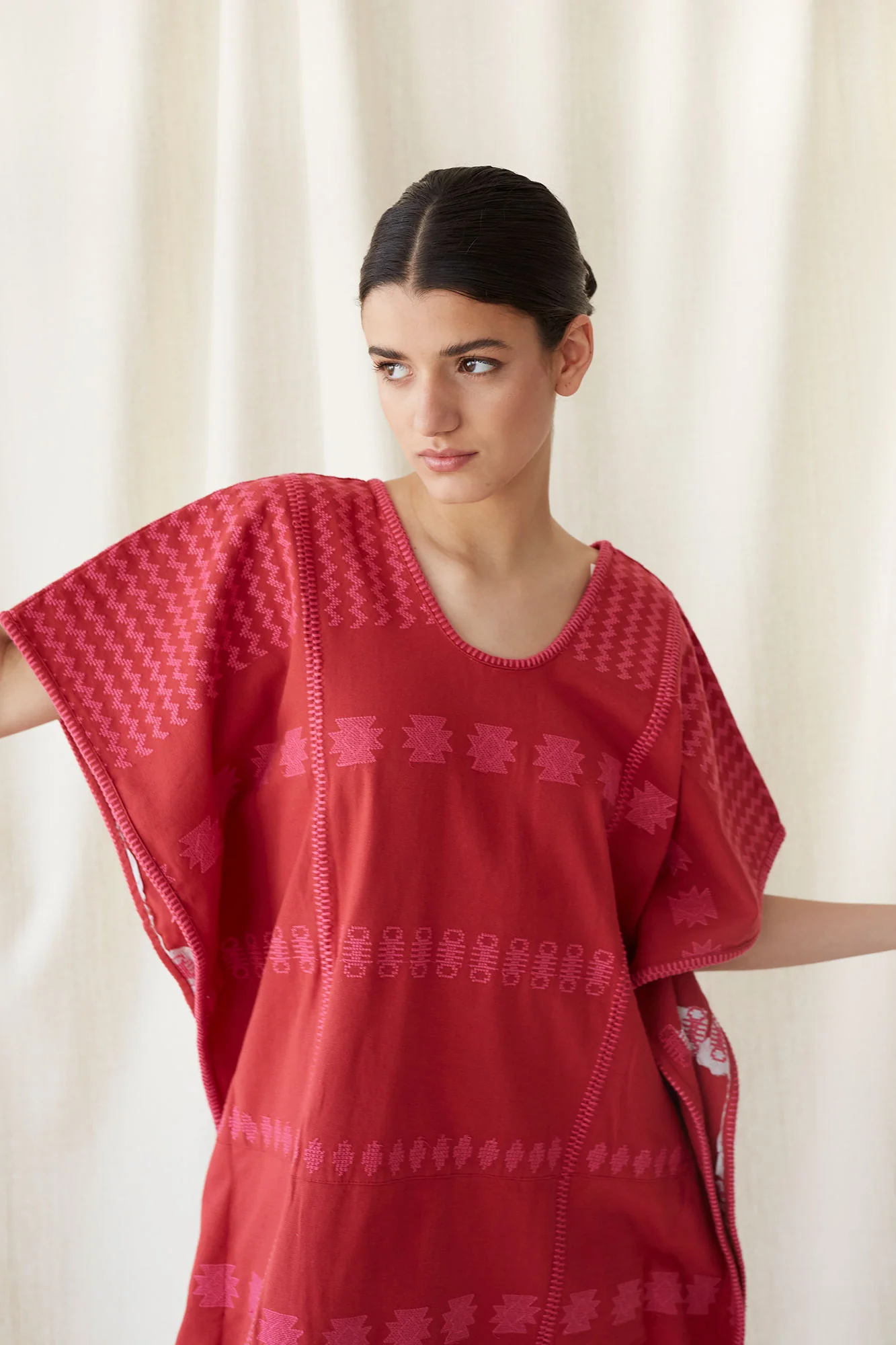 KAFTAN FRIDITA BURDEOS