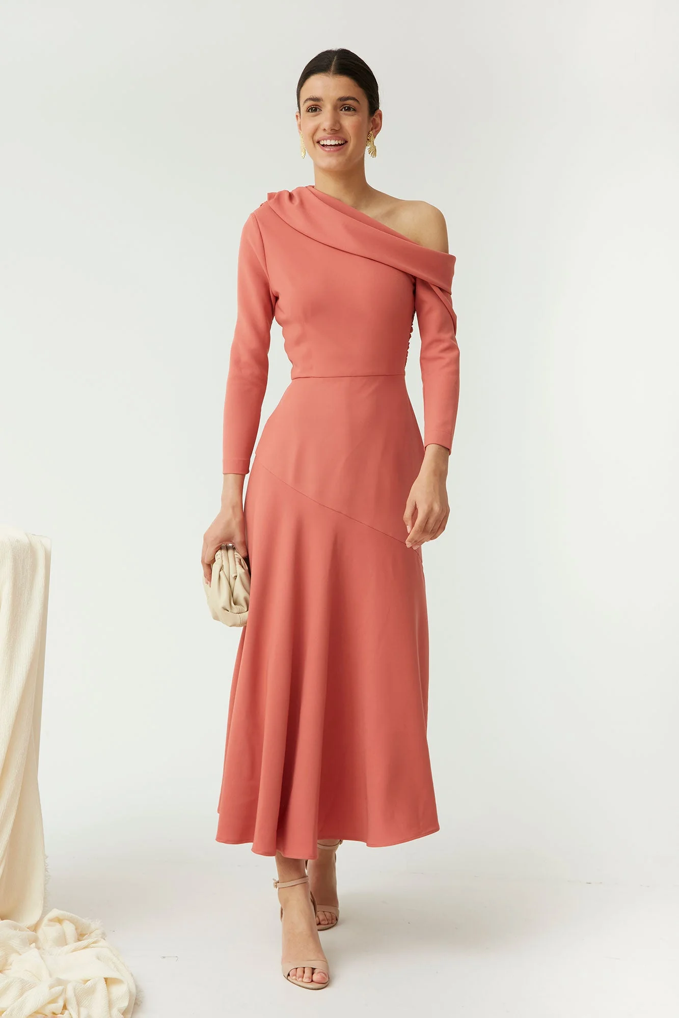 VESTIDO NINA CORAL