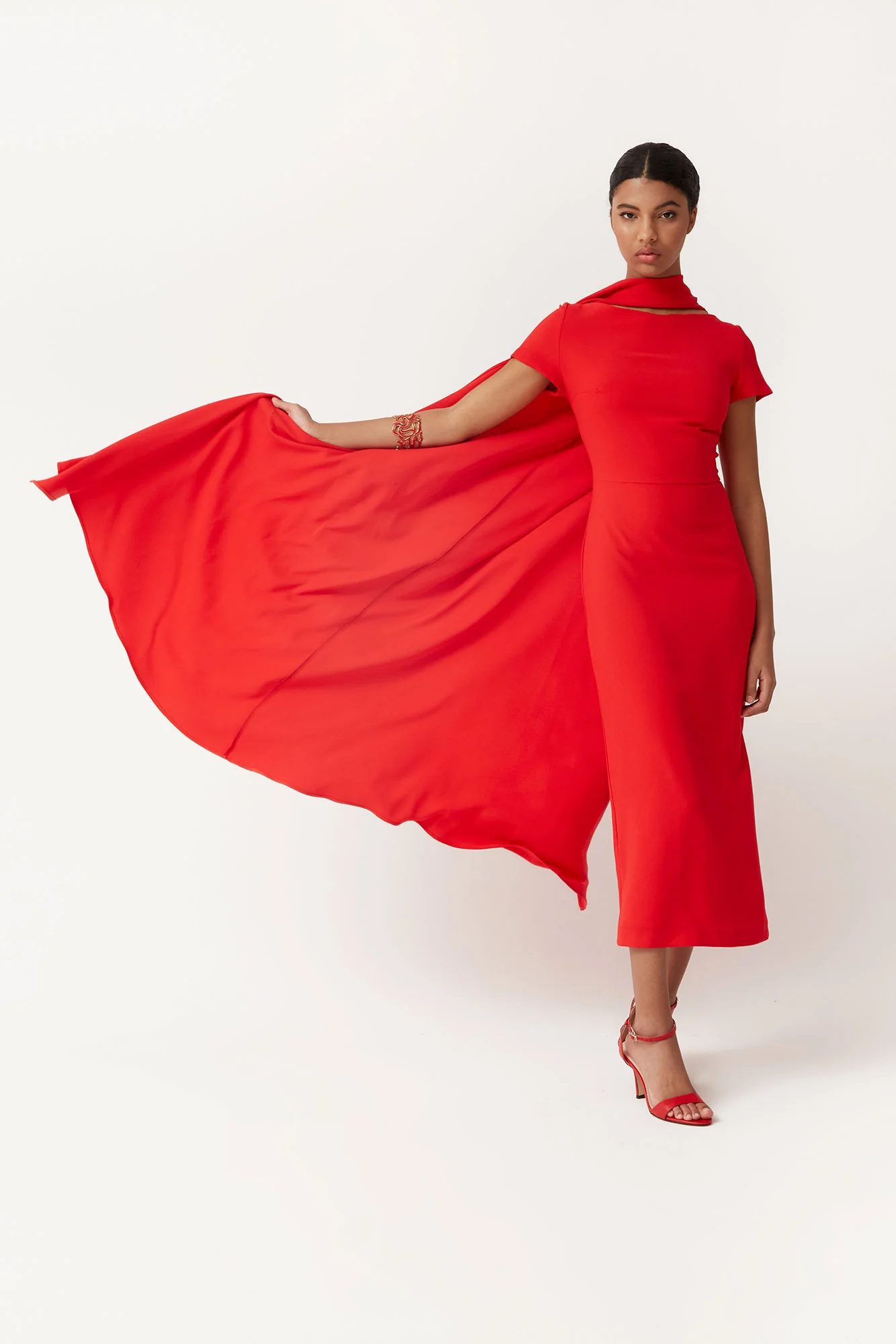 VESTIDO ANTONINA ROJO