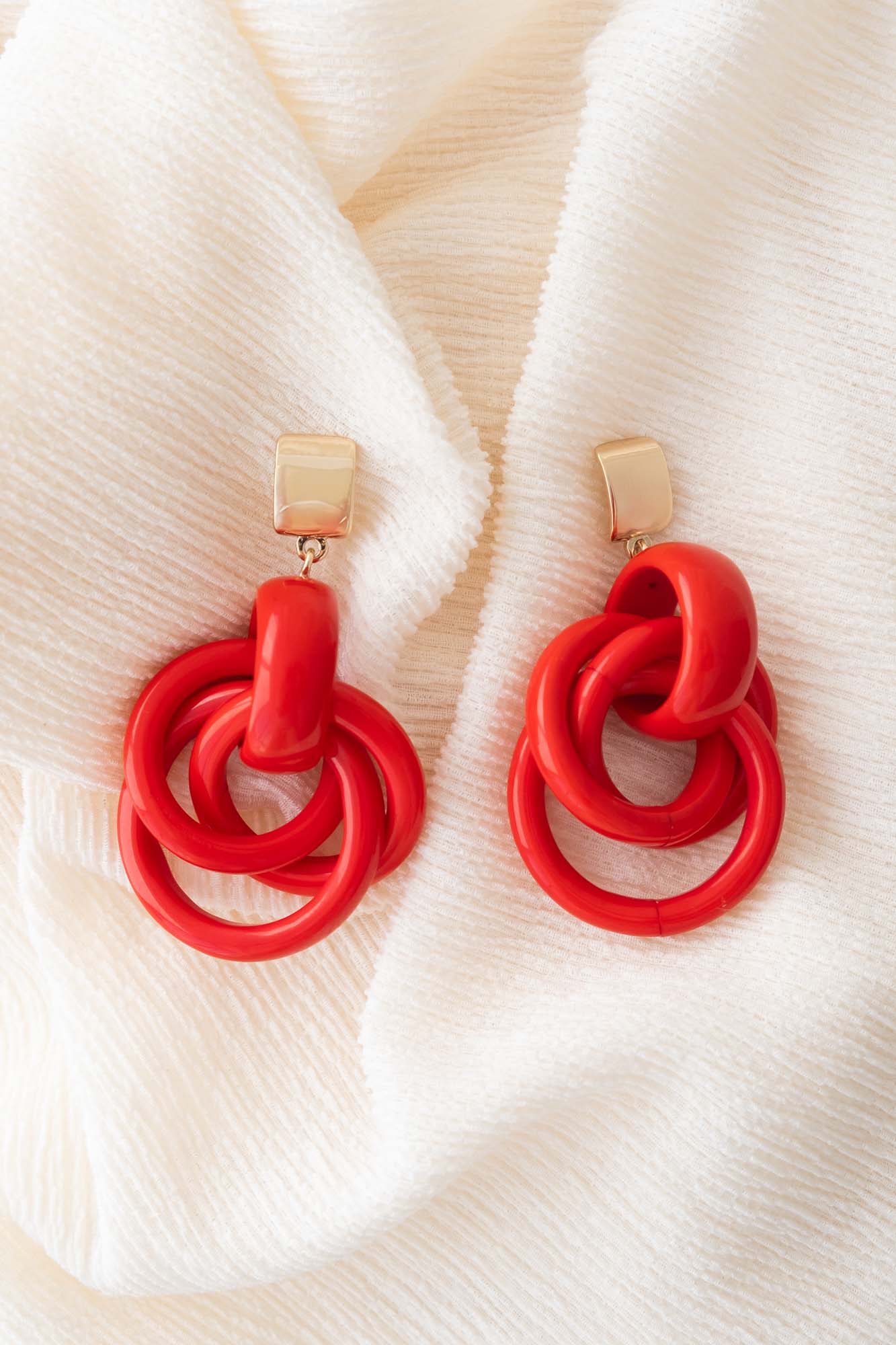 PENDIENTES NOVA ROJO