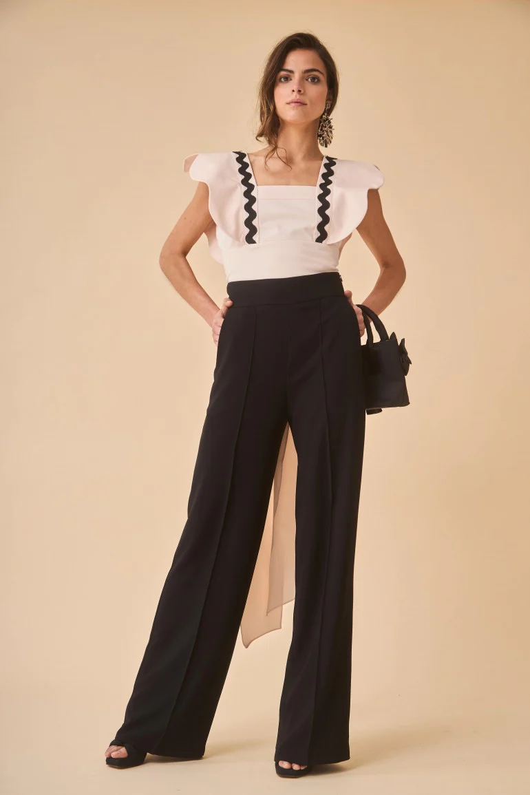 PANTALON SASTRE NEGRO